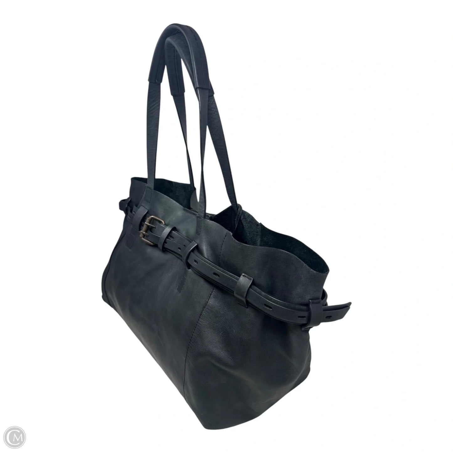 Oversized Shoulder Handbag Leather By Joy Gryson, Size: Large