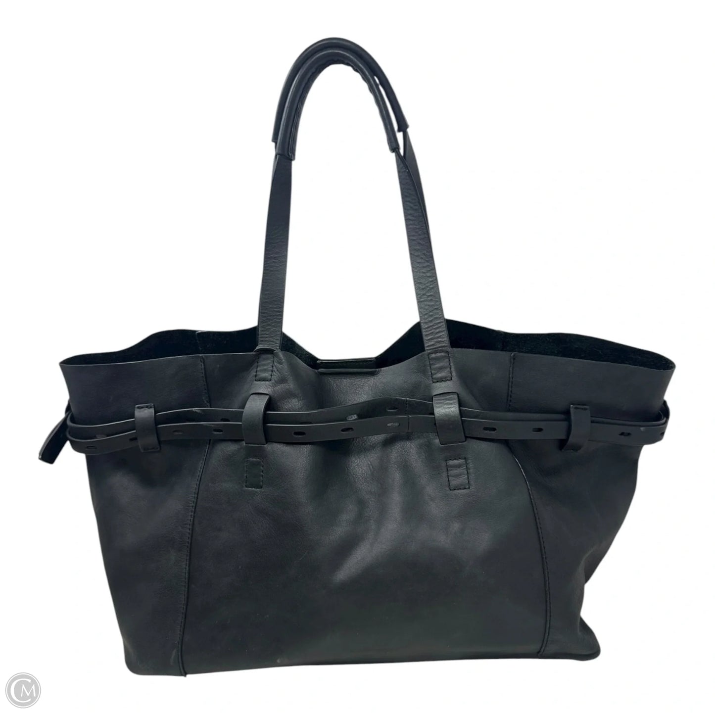 Oversized Shoulder Handbag Leather By Joy Gryson, Size: Large