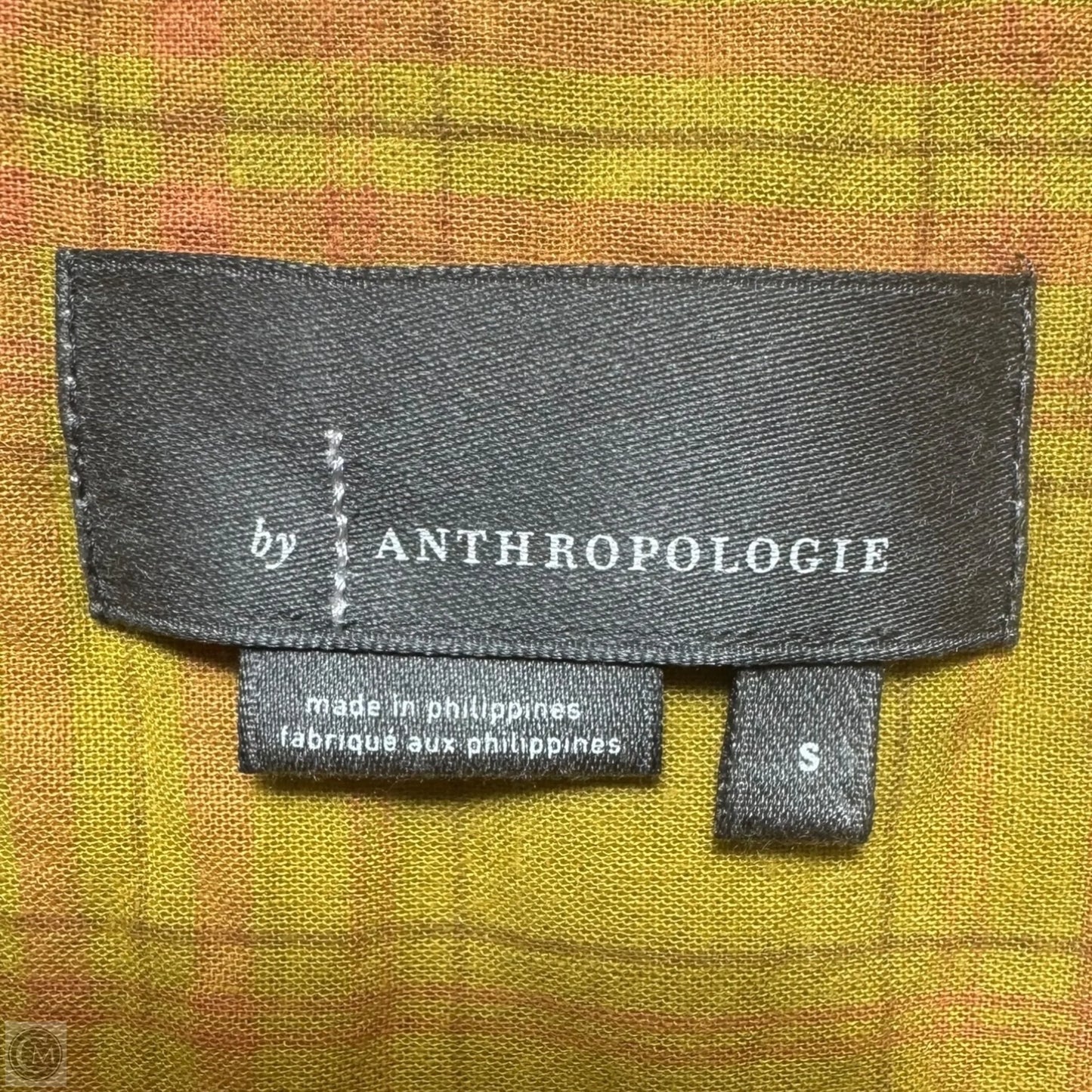 Dress Casual Short By Anthropologie In Gold, Size: S