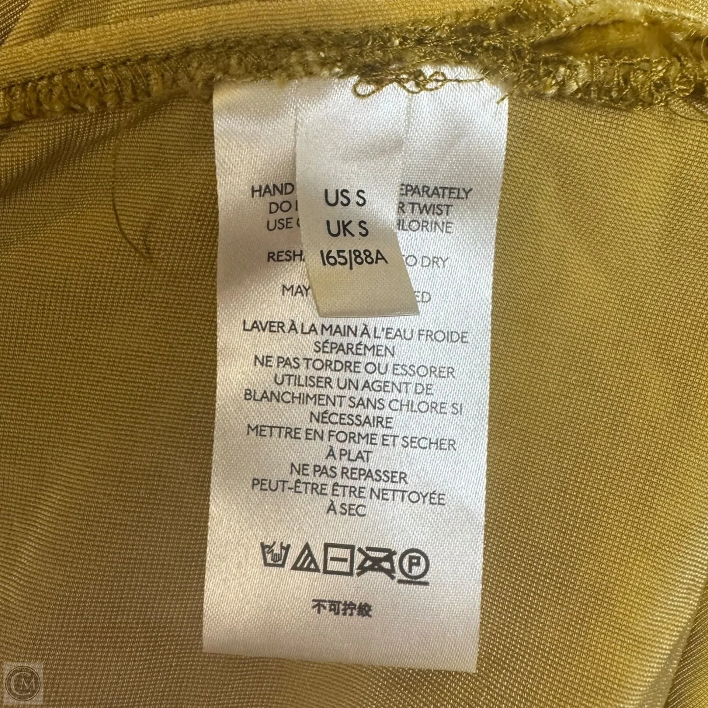 Dress Casual Short By Anthropologie In Gold, Size: S