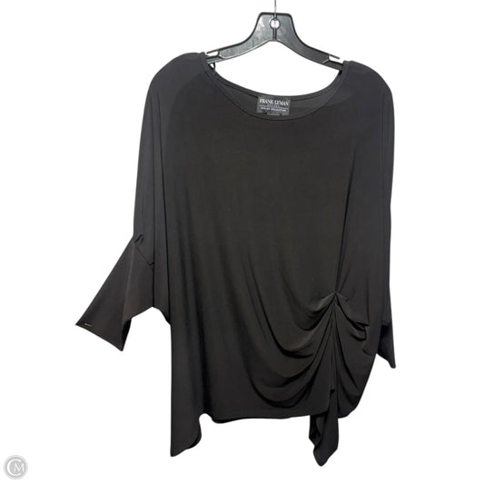 Tunic 3/4 Sleeve By Frank Lyman In Black, Size: 10