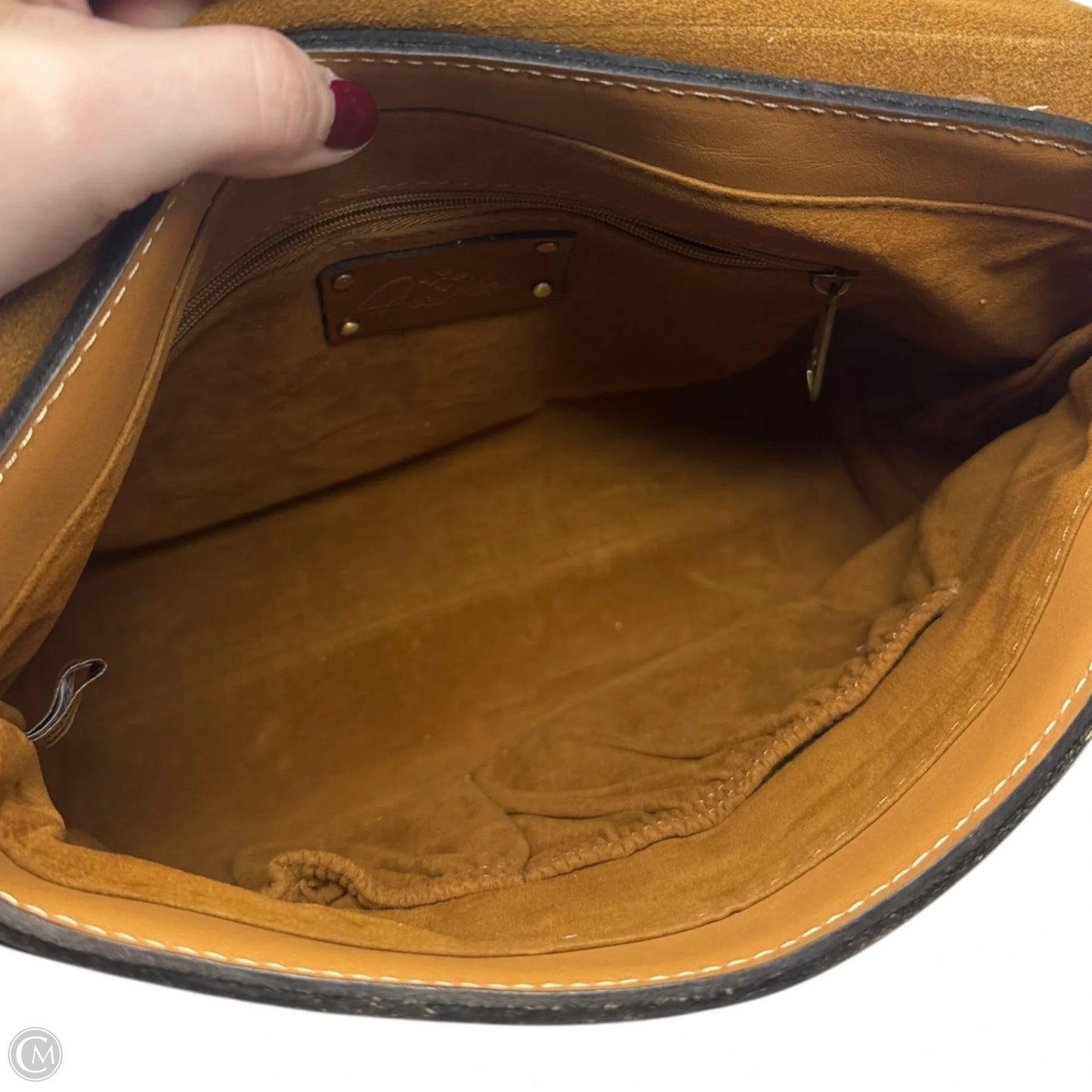 Mili Flap Handbag Designer By Patricia Nash, Size: Large