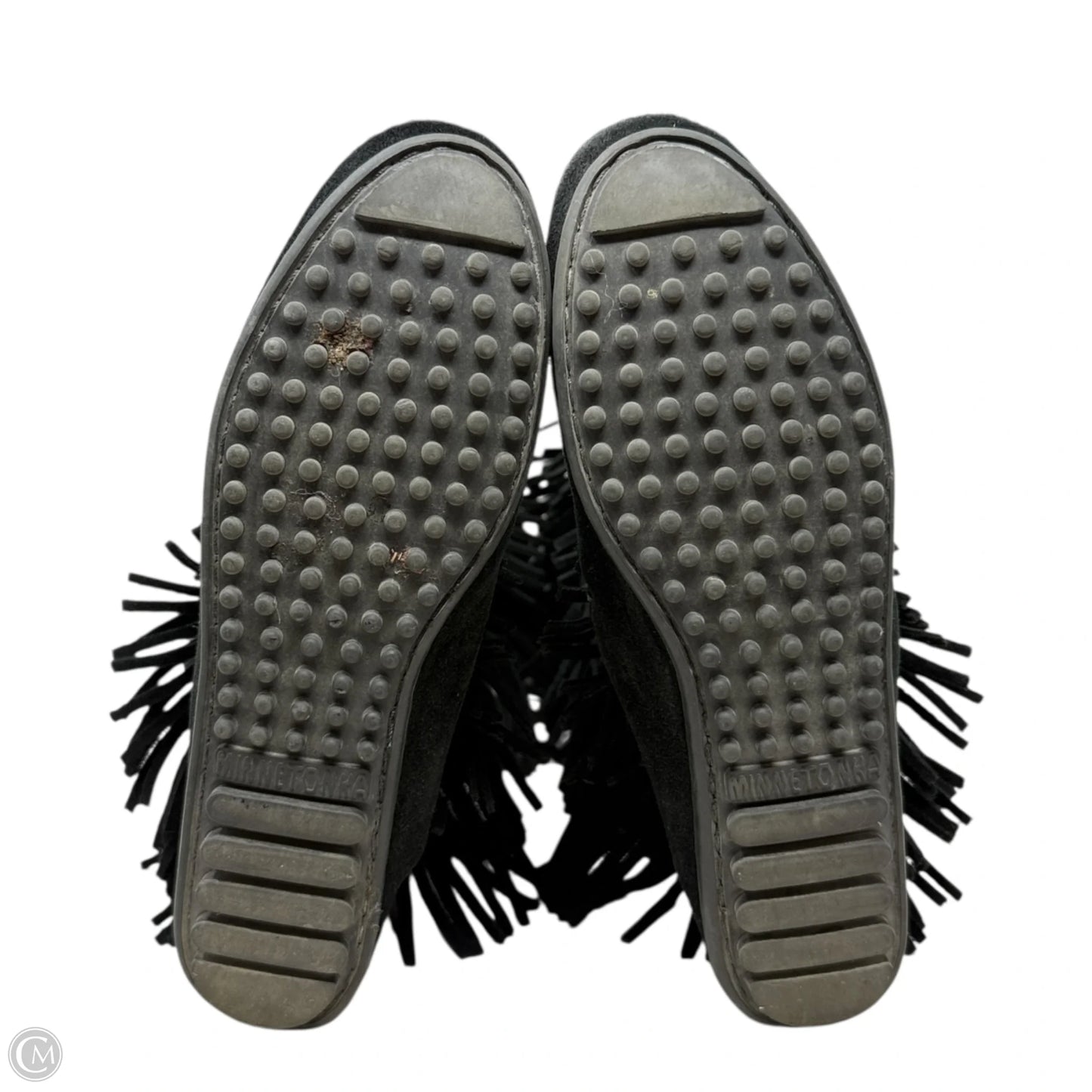 5-Layer Fringe Boots By Minnetonka In Black, Size: 7