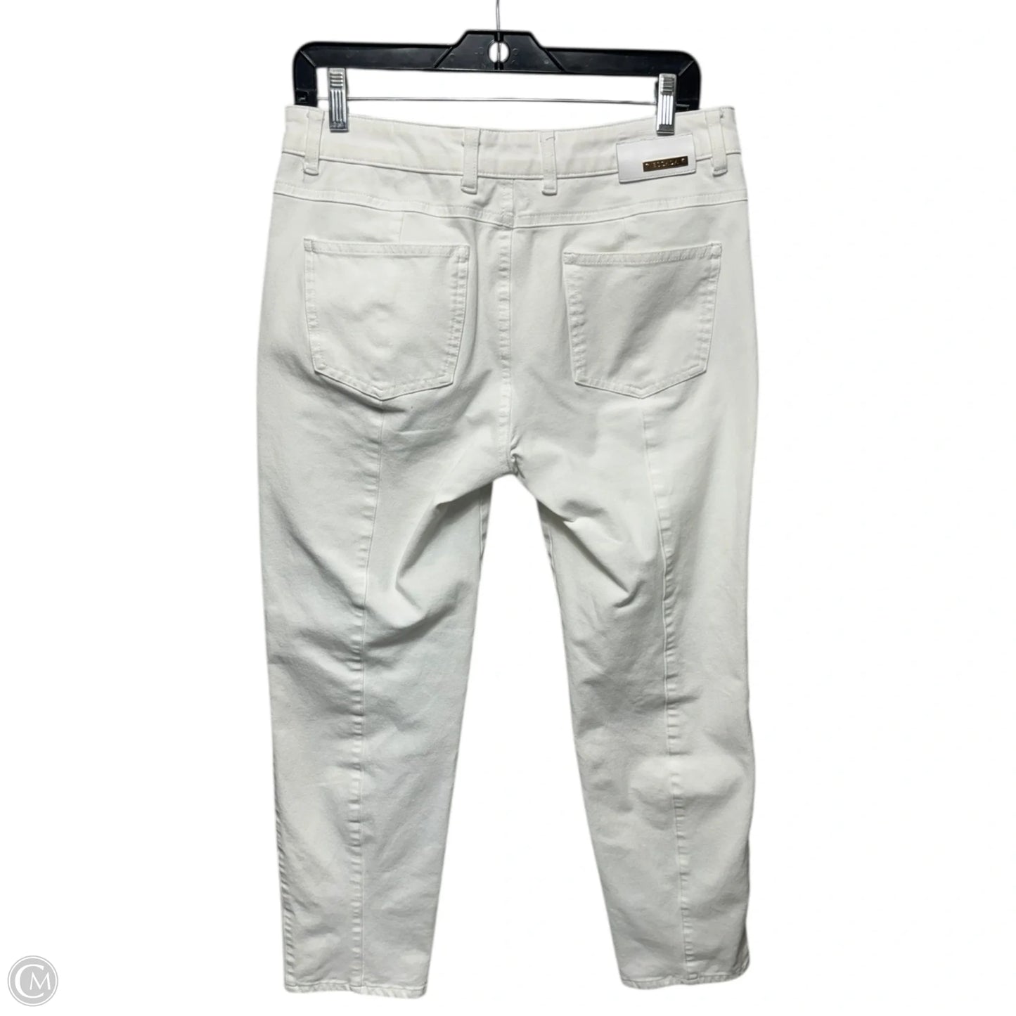 Pants Designer By Escada In White, Size: M