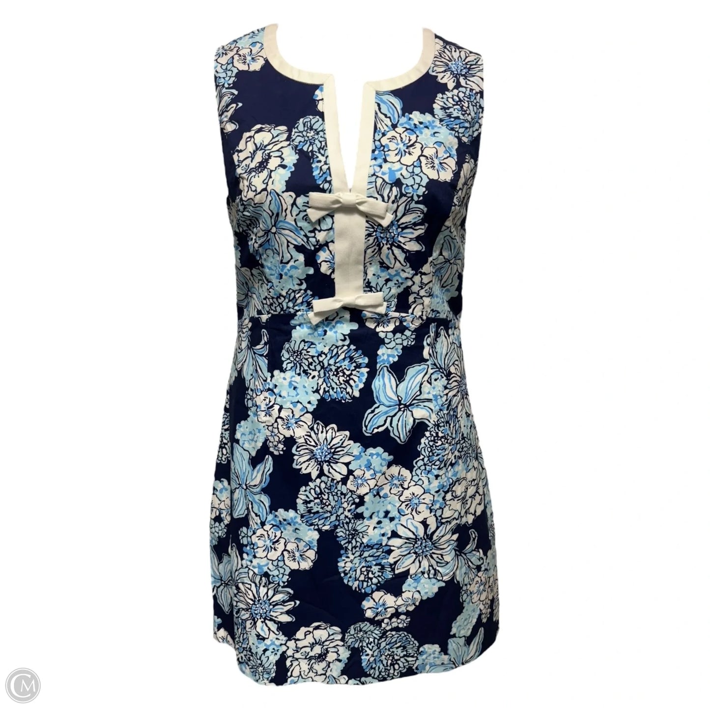 Aria Shift Dress Designer By Lilly Pulitzer In Floral Print, Size: 12