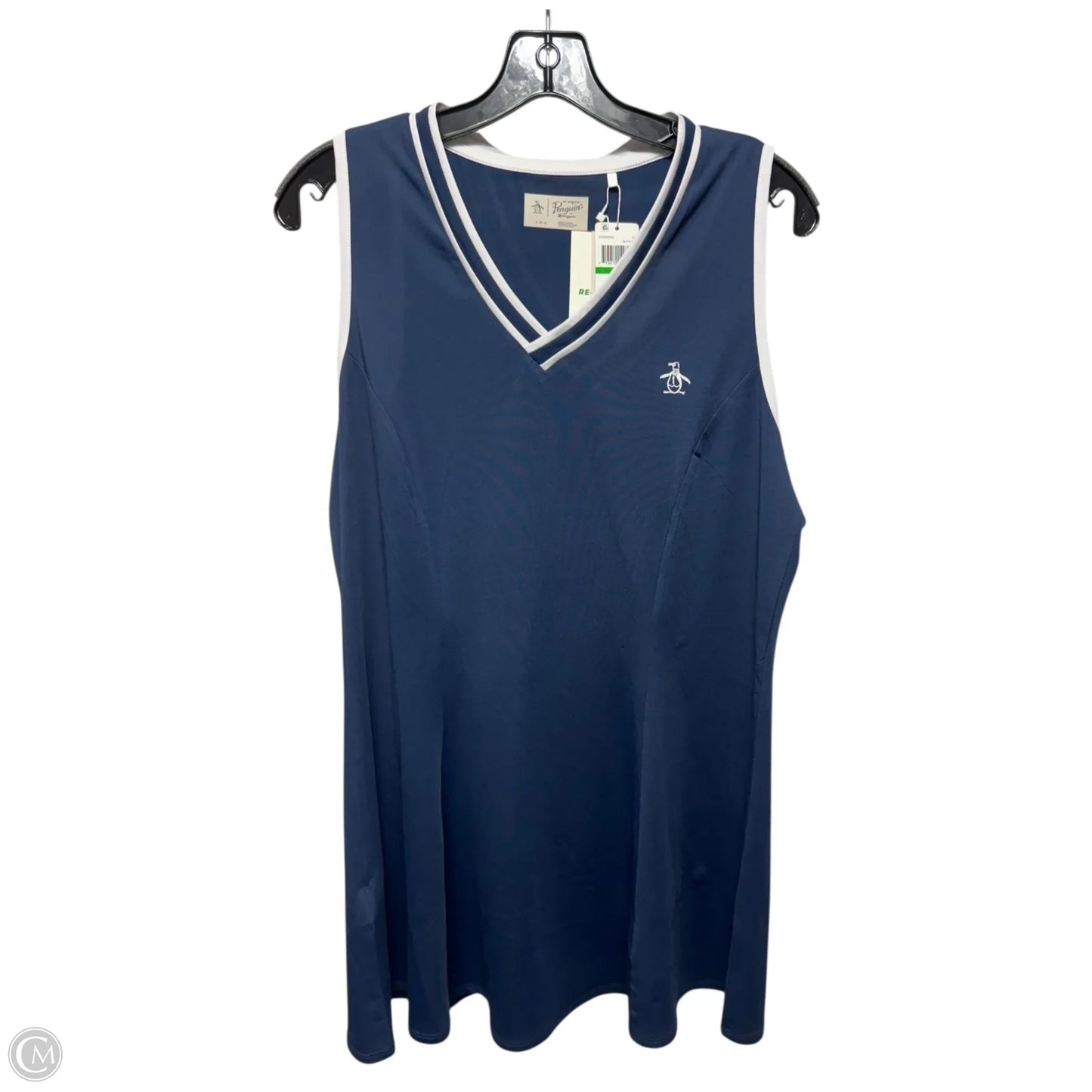 Athletic Dress By Penguin In Blue, Size: L