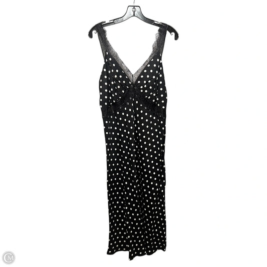 Kennedy Lace Trim Dress By Lucy Paris In Polkadot Pattern, Size: L