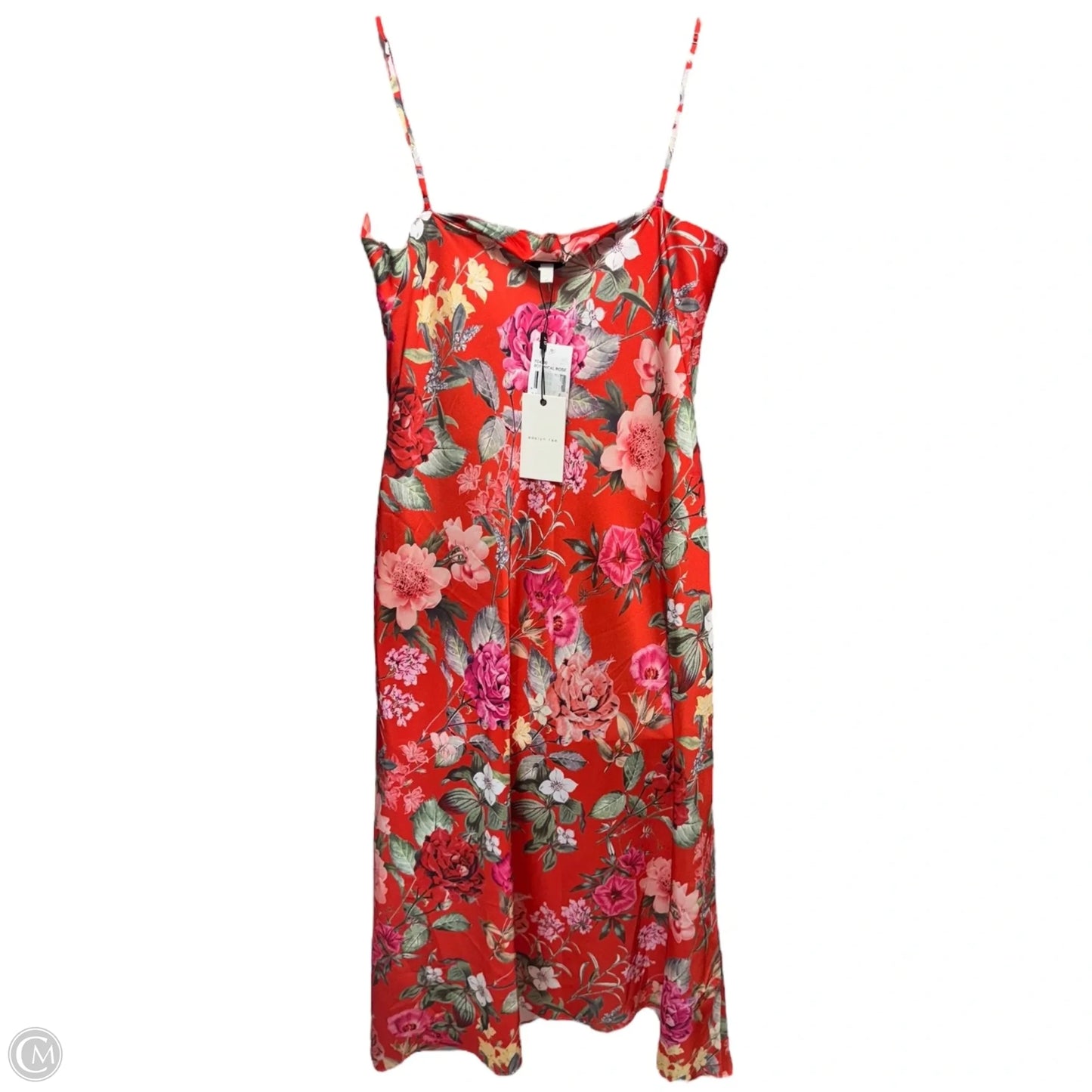 Cowl Neck Dress Party Long By Adelyn Rae In Floral Print, Size: Xl