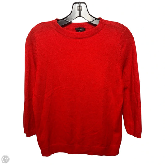 Sweater Cashmere By Talbots In Red, Size: Mp
