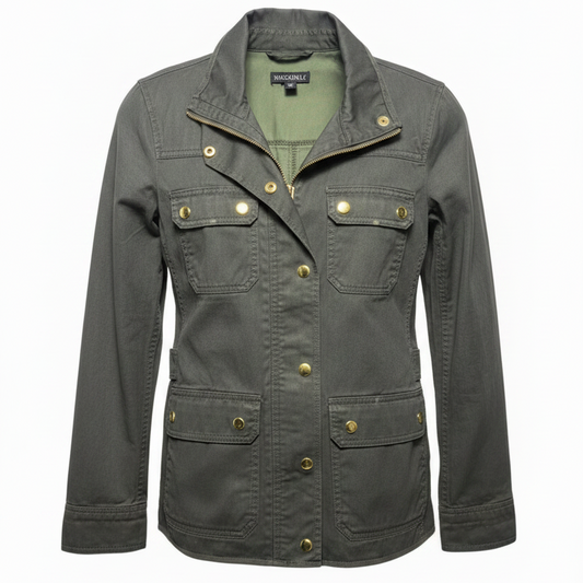 Downtown Field Jacket By J. Crew In Green, Size: XXS