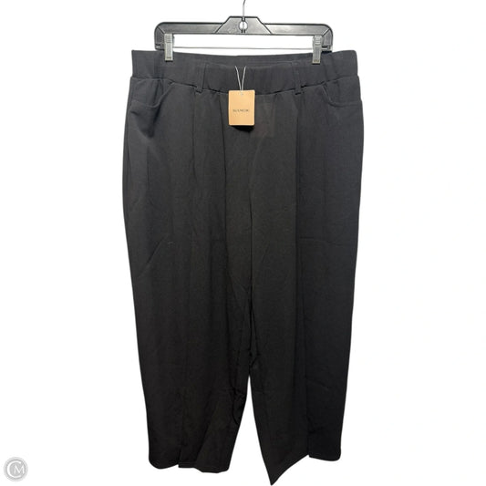 Pants Cropped By Bloomchic In Black, Size: 18