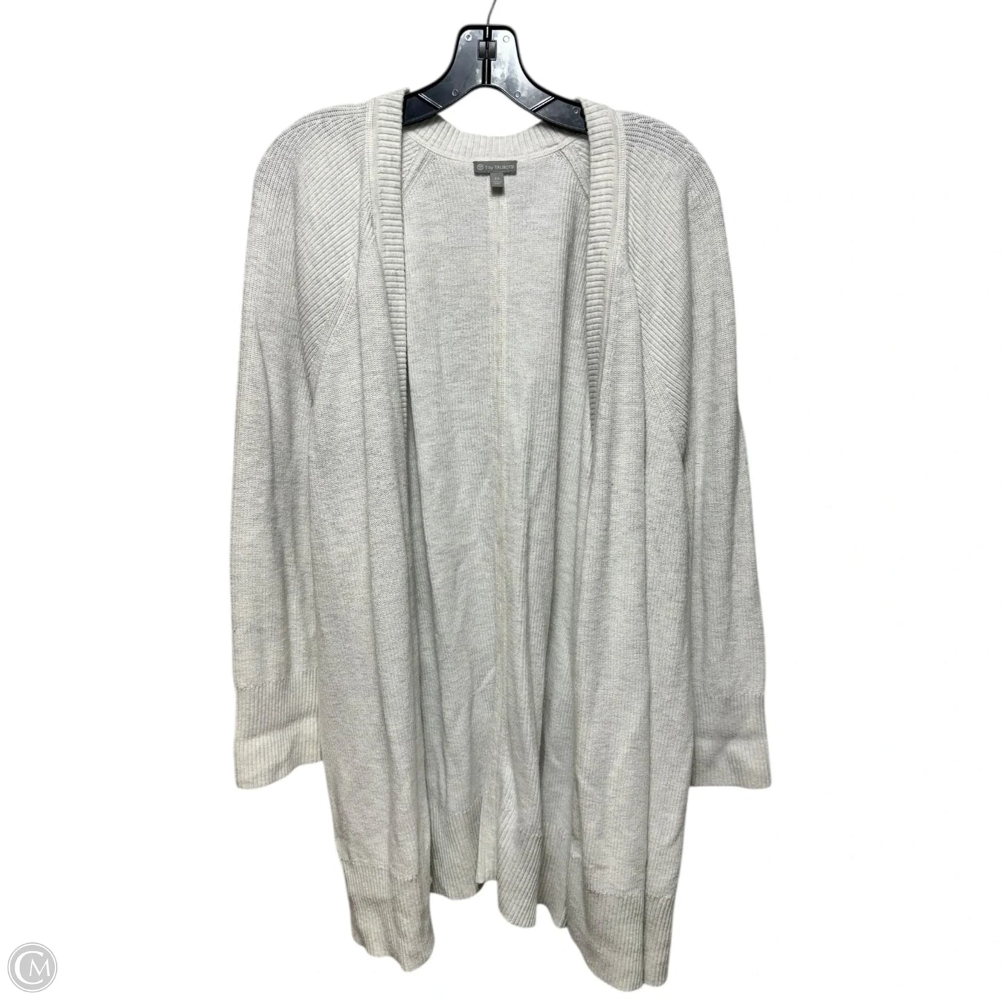 Sweater Cardigan By Talbots In Cream, Size: 3X