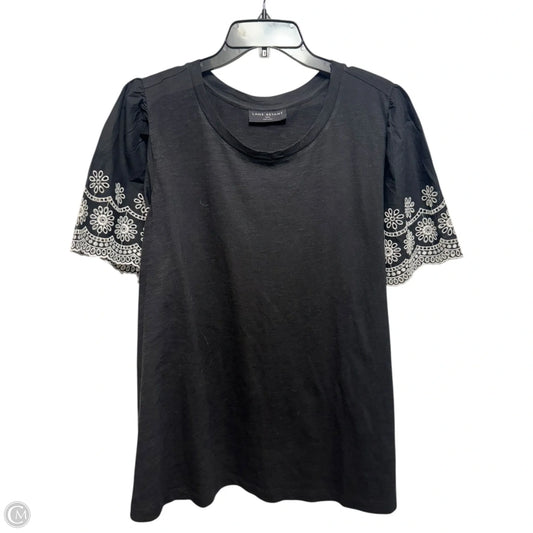 Top Short Sleeve By Lane Bryant In Black, Size: 22/24