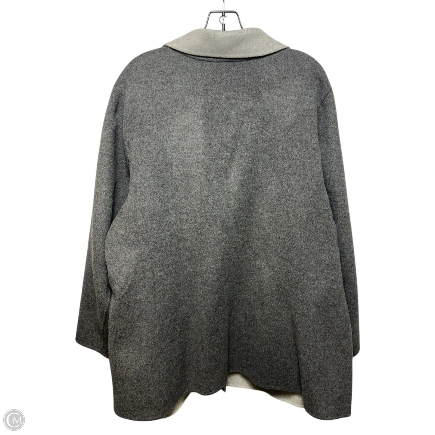 Coat Wool By Talbots In Grey, Size: 20