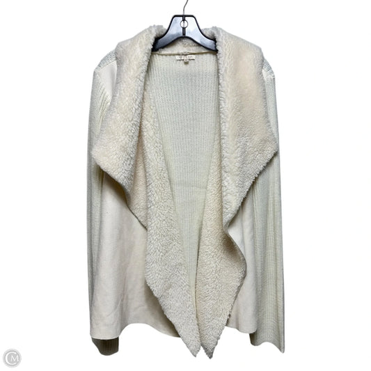 Sweater Cardigan By Kate & Sam In Cream, Size: Xxl