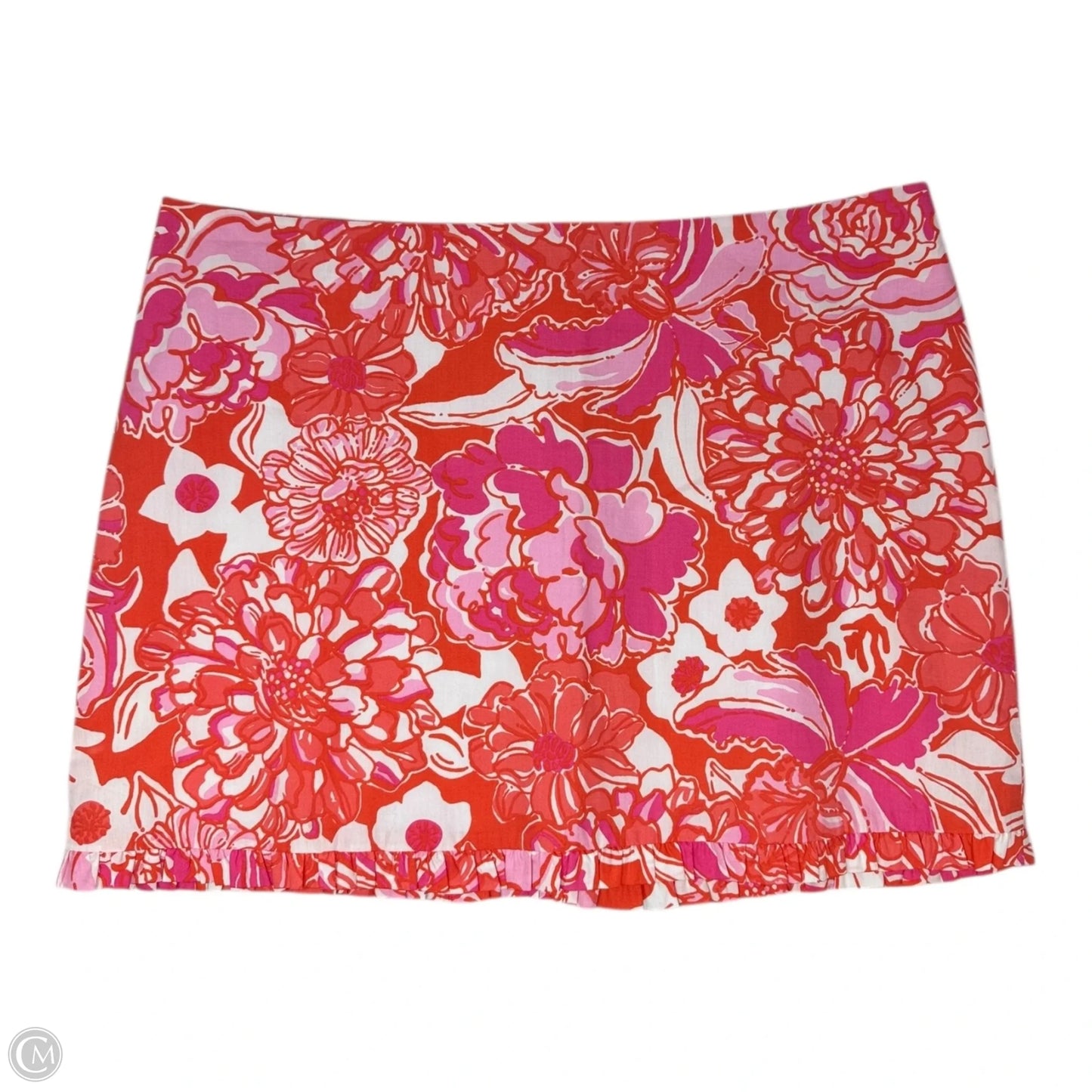 Callie Skirt Designer By Lilly Pulitzer In Tango & Hopper, Size: 6