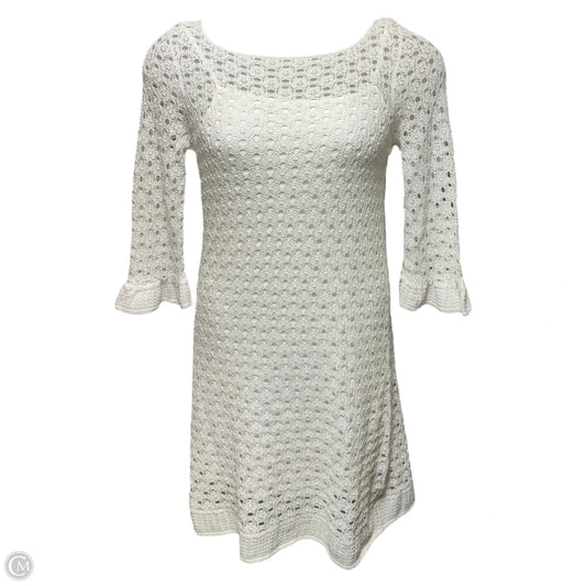 Shauna Crochet Dress Designer By Lilly Pulitzer In White, Size: M