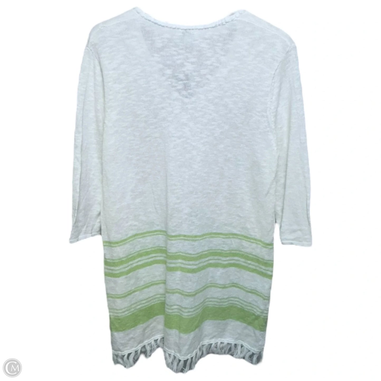 Linen Sweater By J. Jill In Striped Pattern, Size: Mp