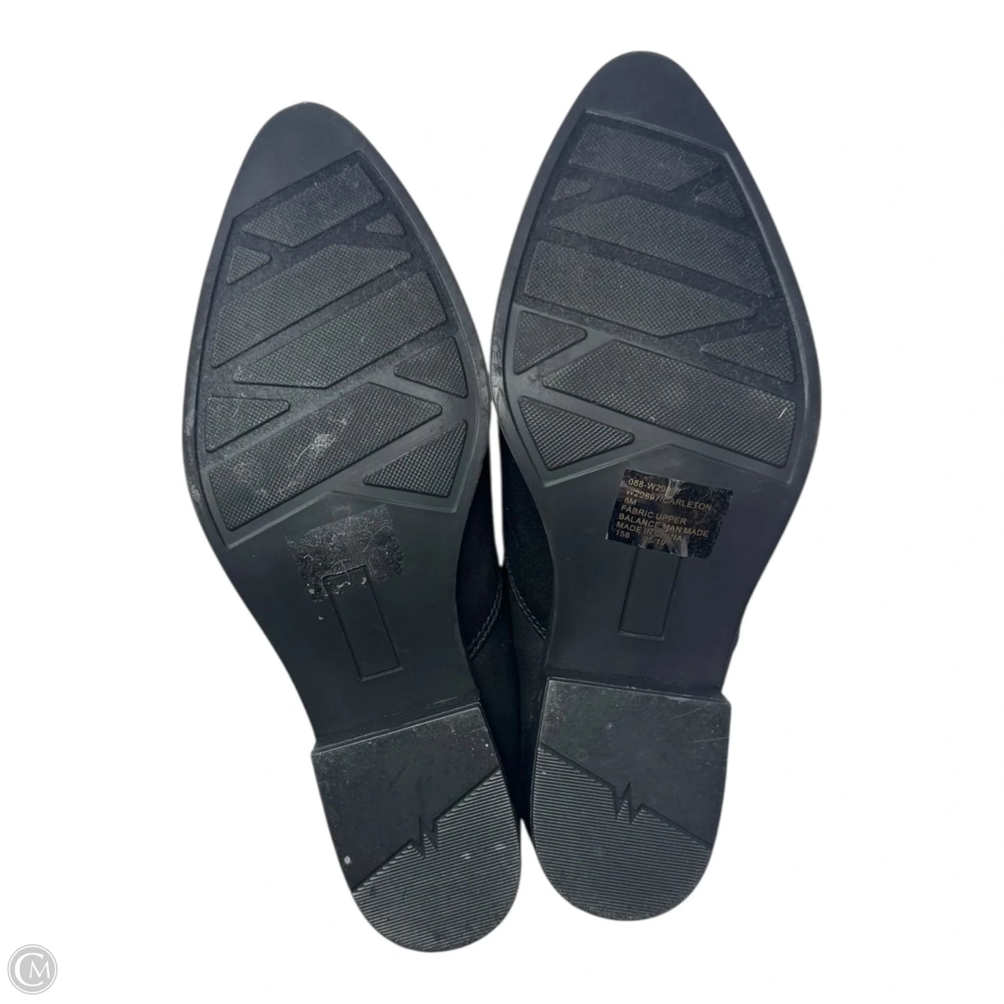 Western Mules Shoes Heels Block By White Mountain In Black, Size: 8