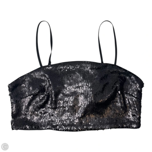 Sequin Top Cami By Boohoo Boutique In Black, Size: 10