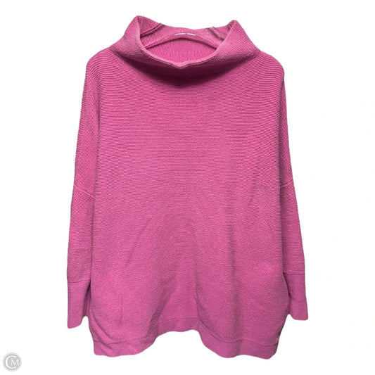 Ottoman Slouchy Fit Tunic Sweater By Free People In Pink, Size: L