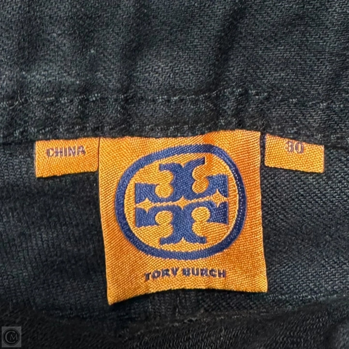 Jeans Designer By Tory Burch In Black, Size: 10