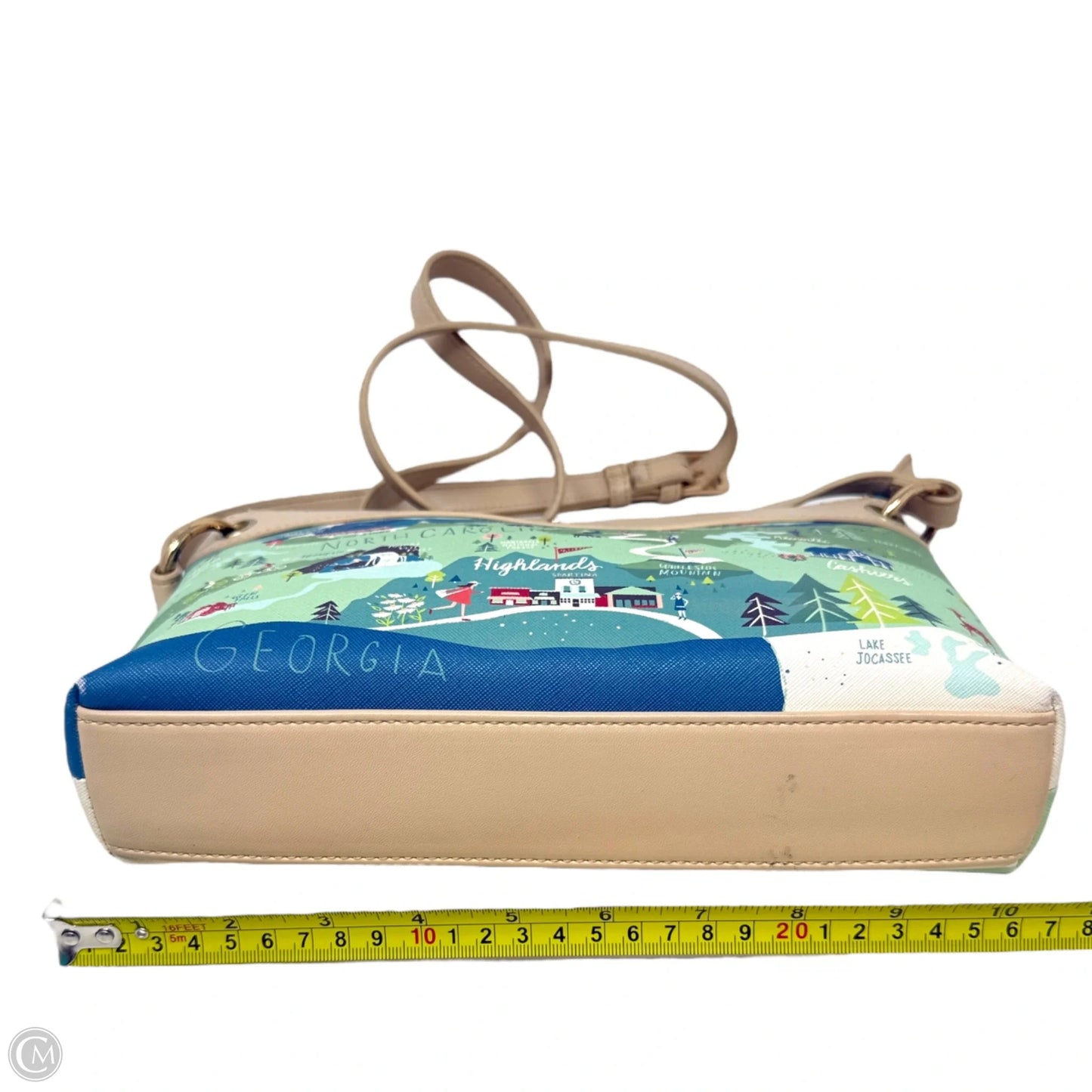Blue Ridge Mountains Crossbody By Spartina, Size: Small