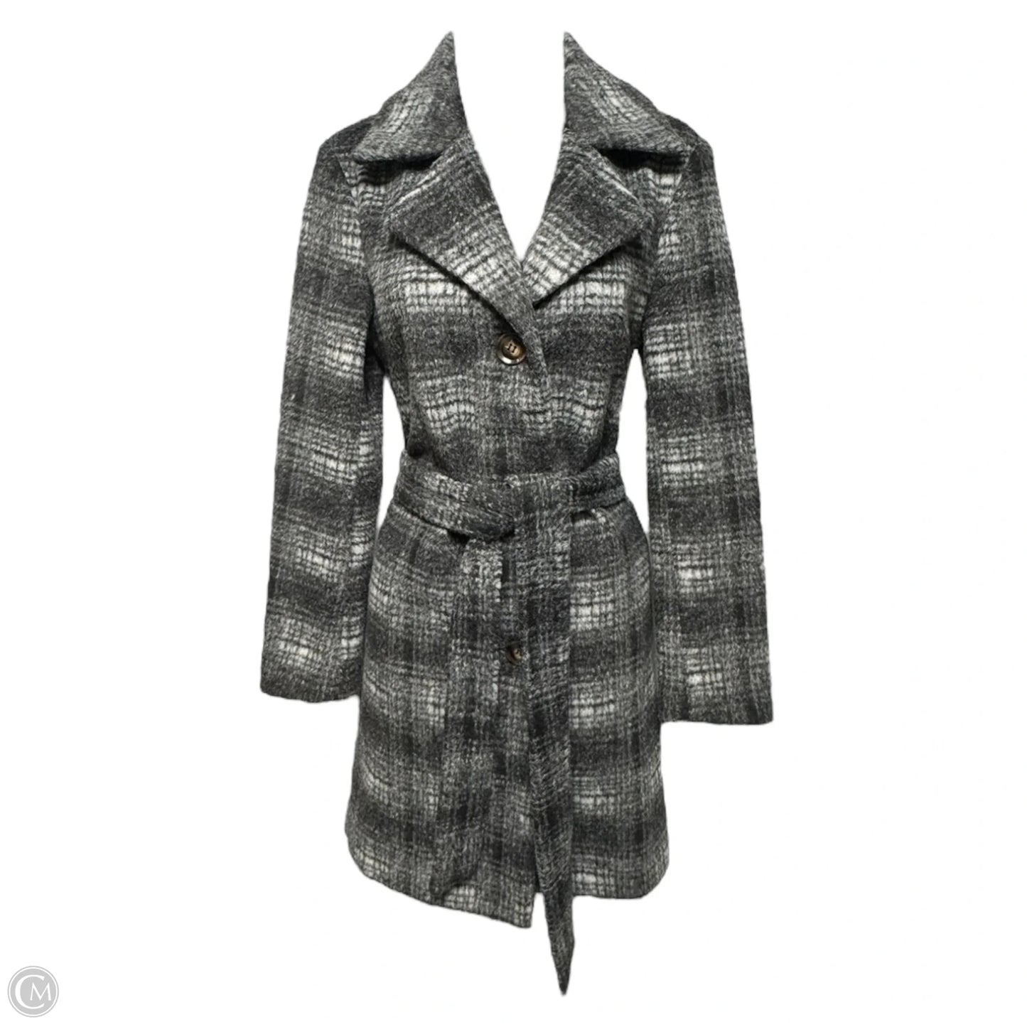 Coat By Cyrus In Plaid Pattern, Size: S