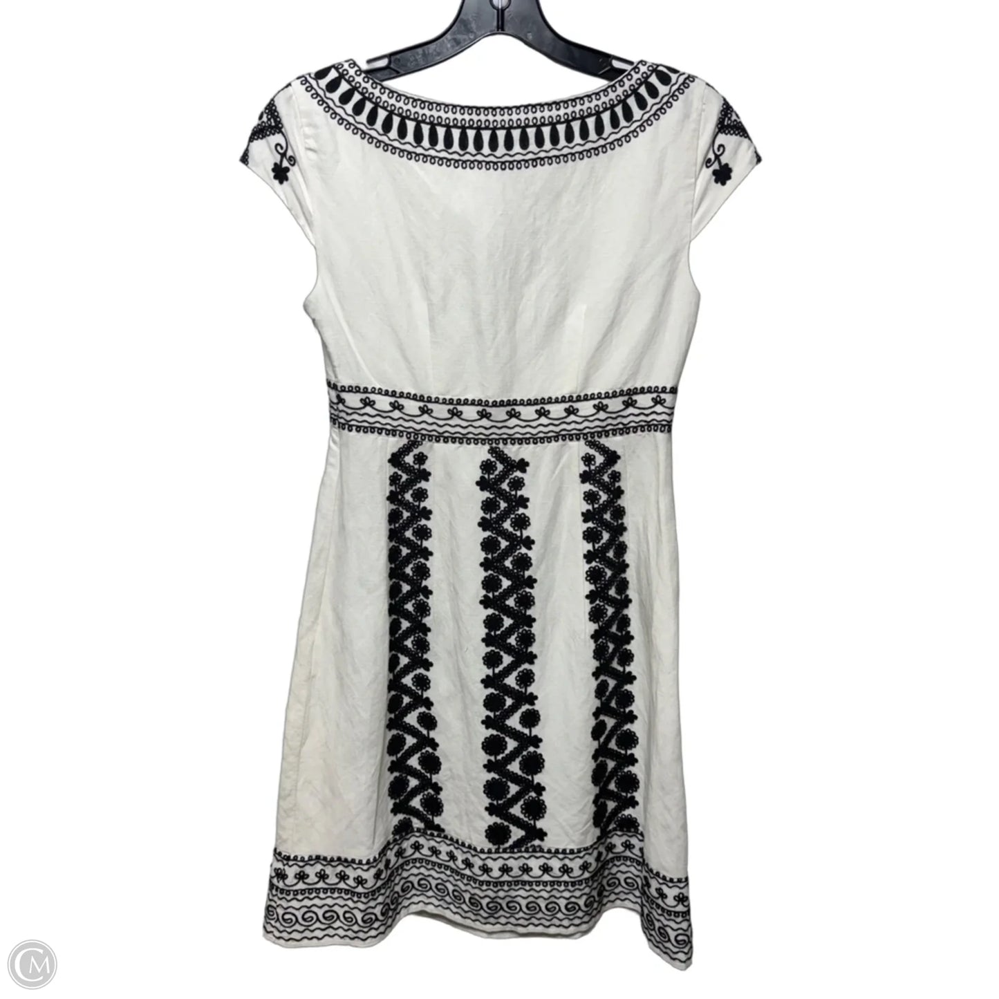 Embroidered Mini Dress By Nanette Lepore In Cream, Size: 2