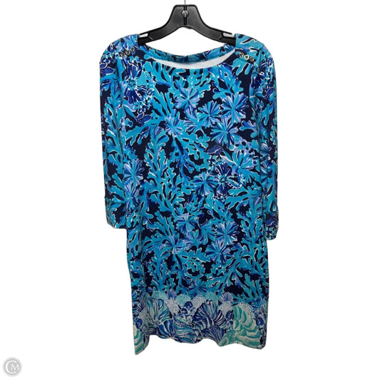 Dress Designer By Lilly Pulitzer In Tropical Print, Size: S
