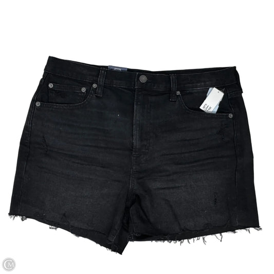 High Rise Low Stretch Shorts By Gap In Black, Size: 14/32