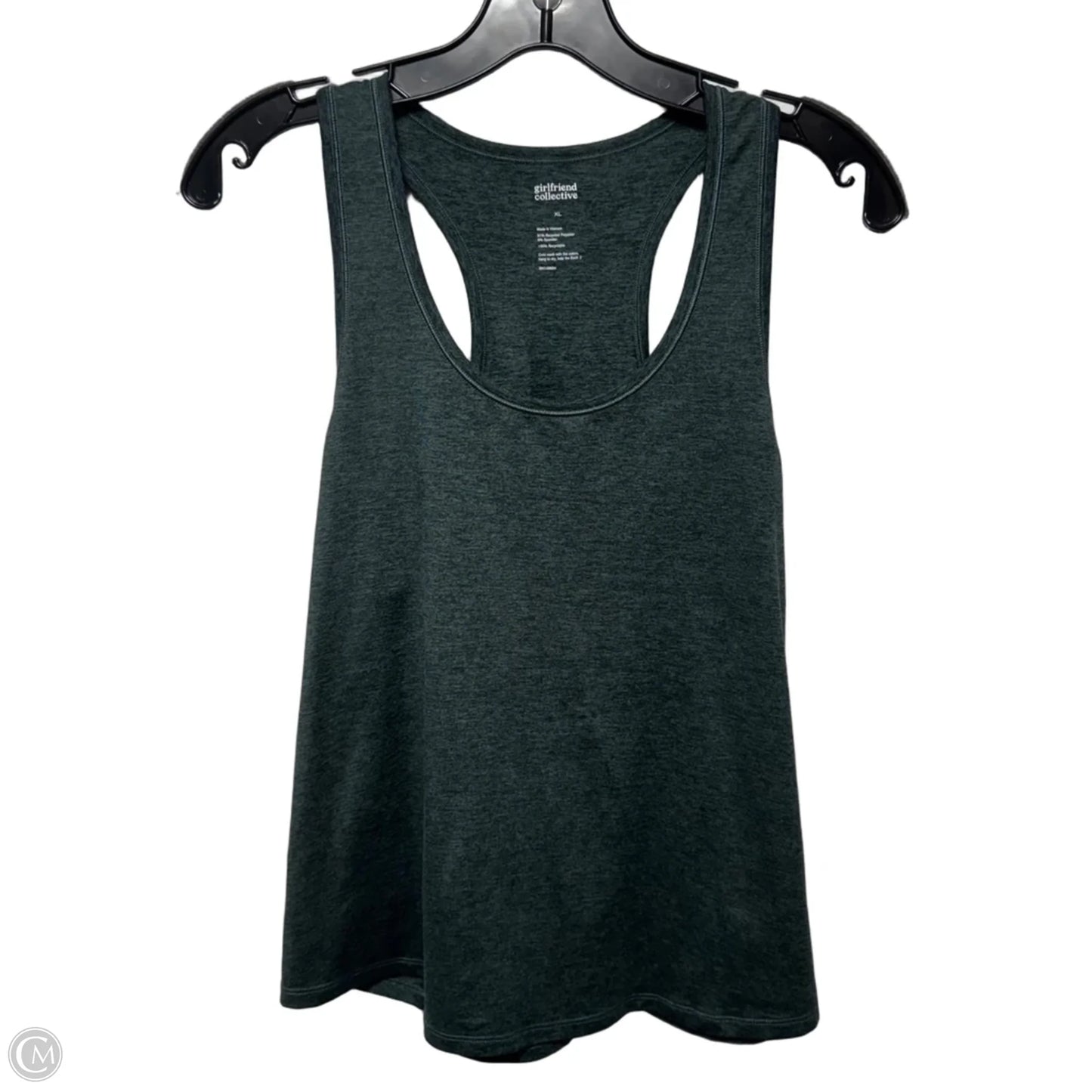 Athletic Top Sleeveless By Girlfriend Collective In Green, Size: Xl