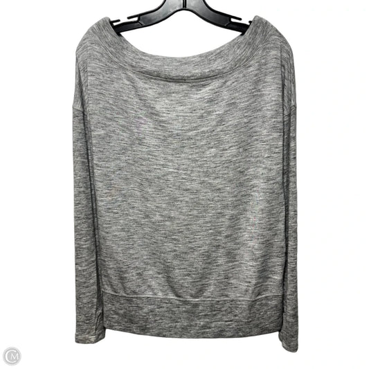 Top Long Sleeve By Athleta In Grey, Size: S