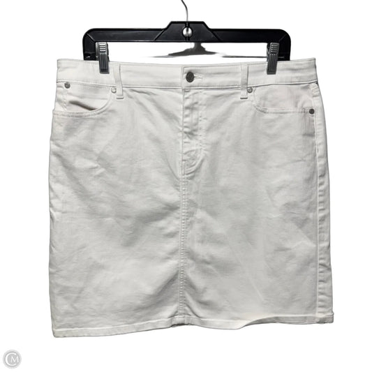 Skirt Mini & Short By Talbots In White, Size: 12p