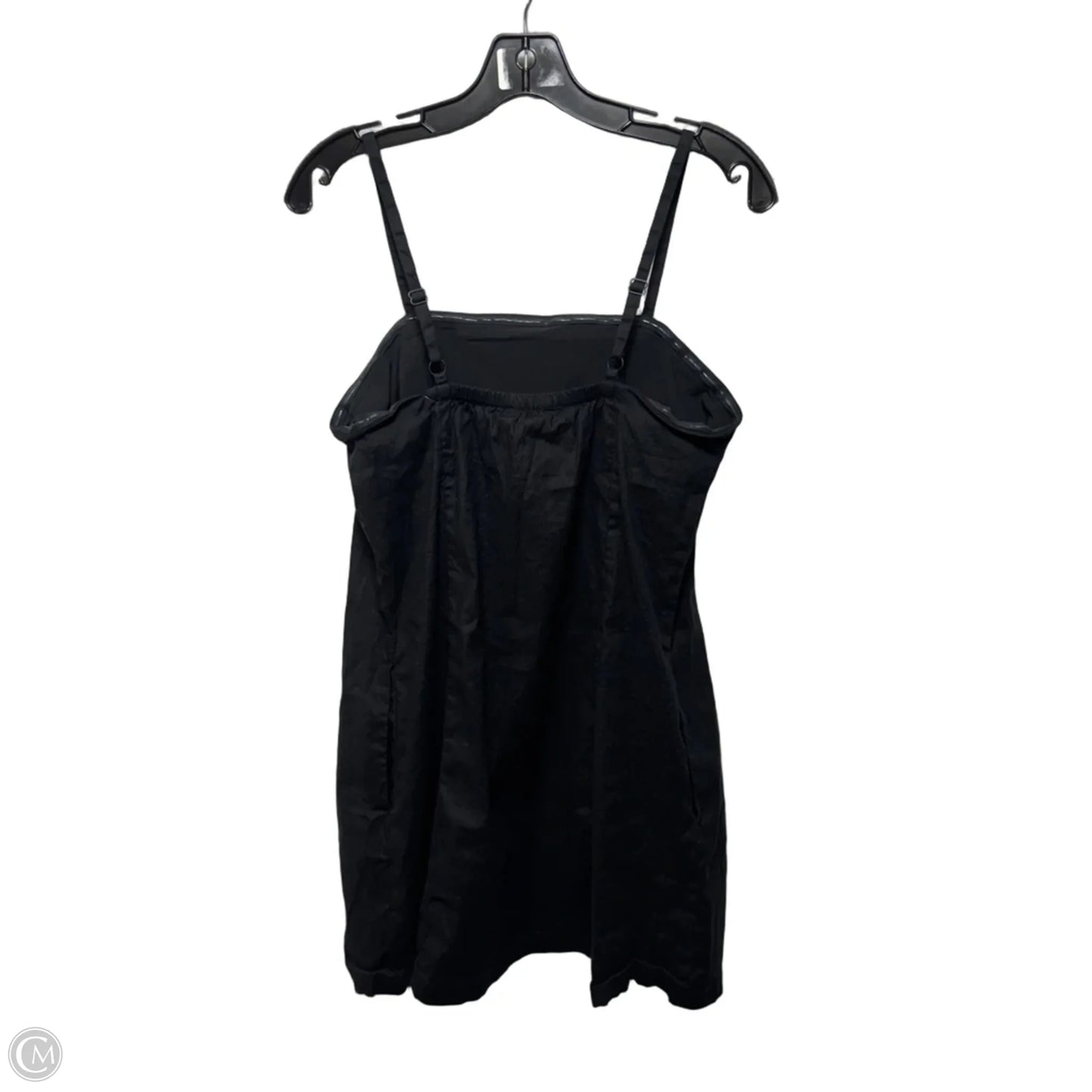 Linen Blend Dress Casual Short By Athleta In Black, Size: S