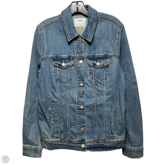 Jacket Denim By Old Navy In Blue Denim, Size: L