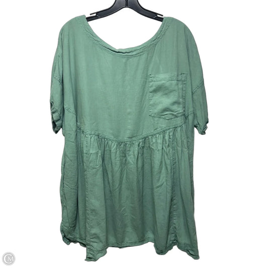 Top Short Sleeve By We The Free In Green, Size: Xl