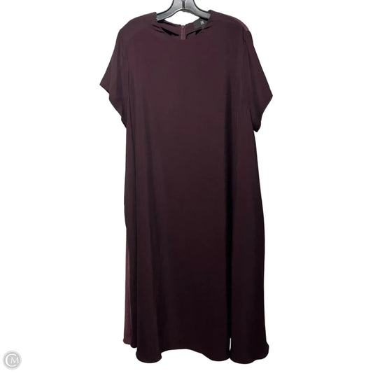 Dress Party Long By Banana Republic In Purple, Size: 1x