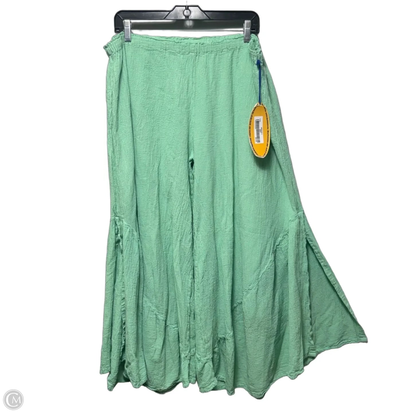 Pants Wide Leg By Oh My Gauze In Green, Size: 2/L