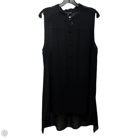 Silk Tunic Sleeveless By Eileen Fisher In Black, Size: XL