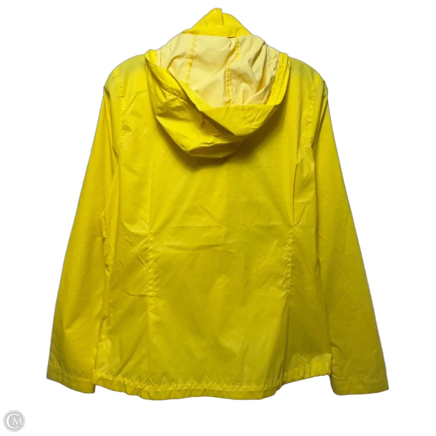 Jacket Windbreaker By Columbia In Yellow, Size: M