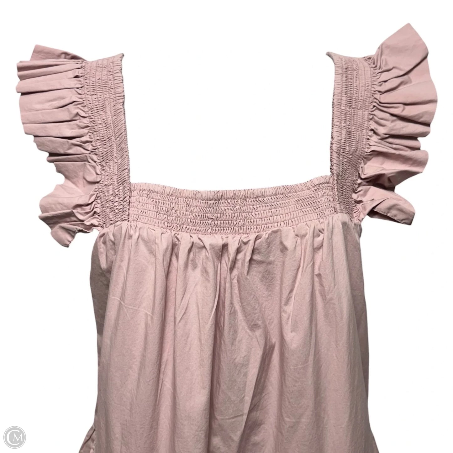 Tiered Ruffle Sleeve Maxi Dress By English Factory In Pink, Size: S