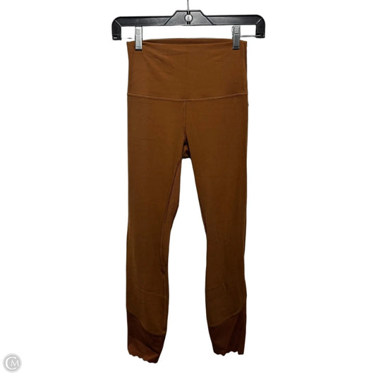 Athletic Leggings By Lululemon In Brown, Size: 4