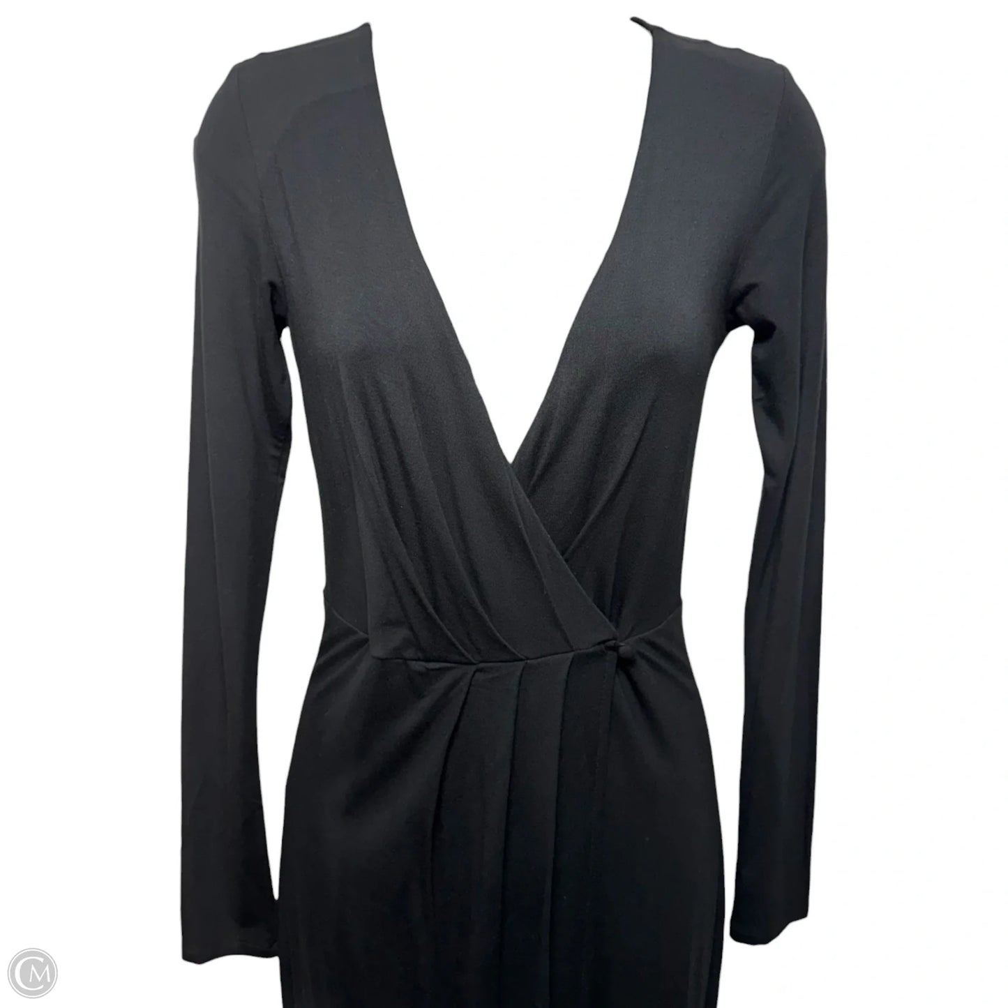 Touch Wrap Midi Dress By Good American In Black, Size: 0