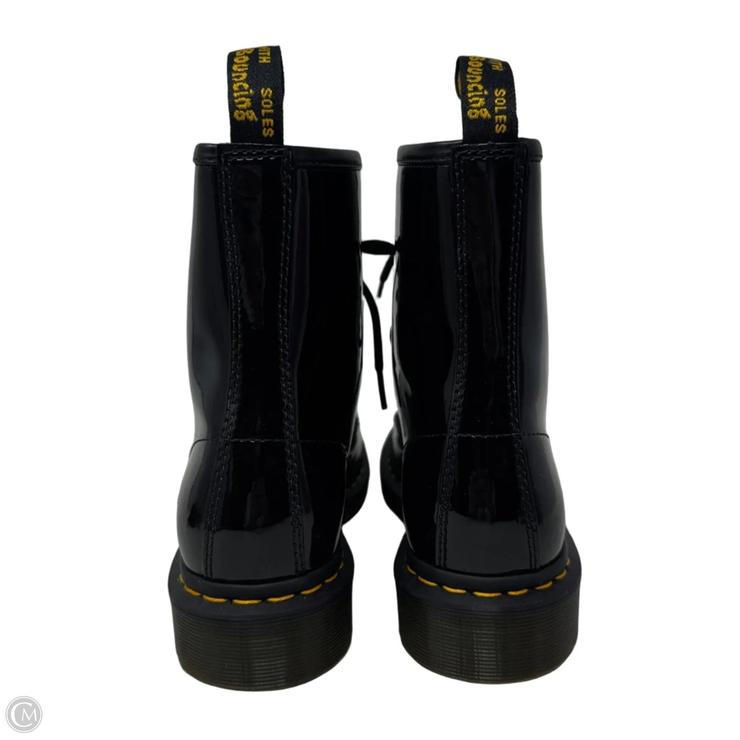 Patent 1460 Boots Combat By Dr Martens In Black, Size: 8
