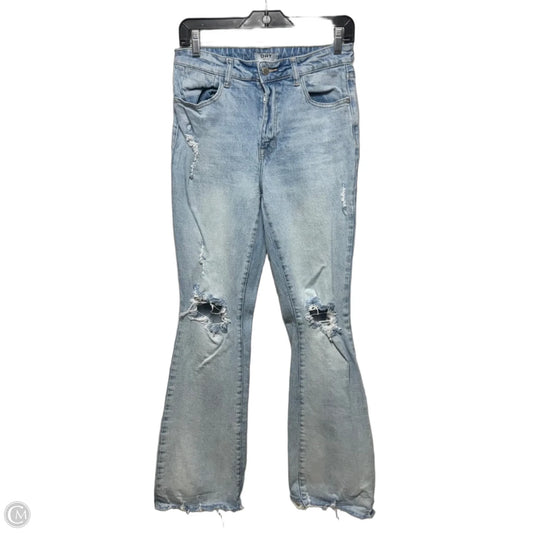 Distressed Jeans Flared By Oat In Blue Denim, Size: 6/28