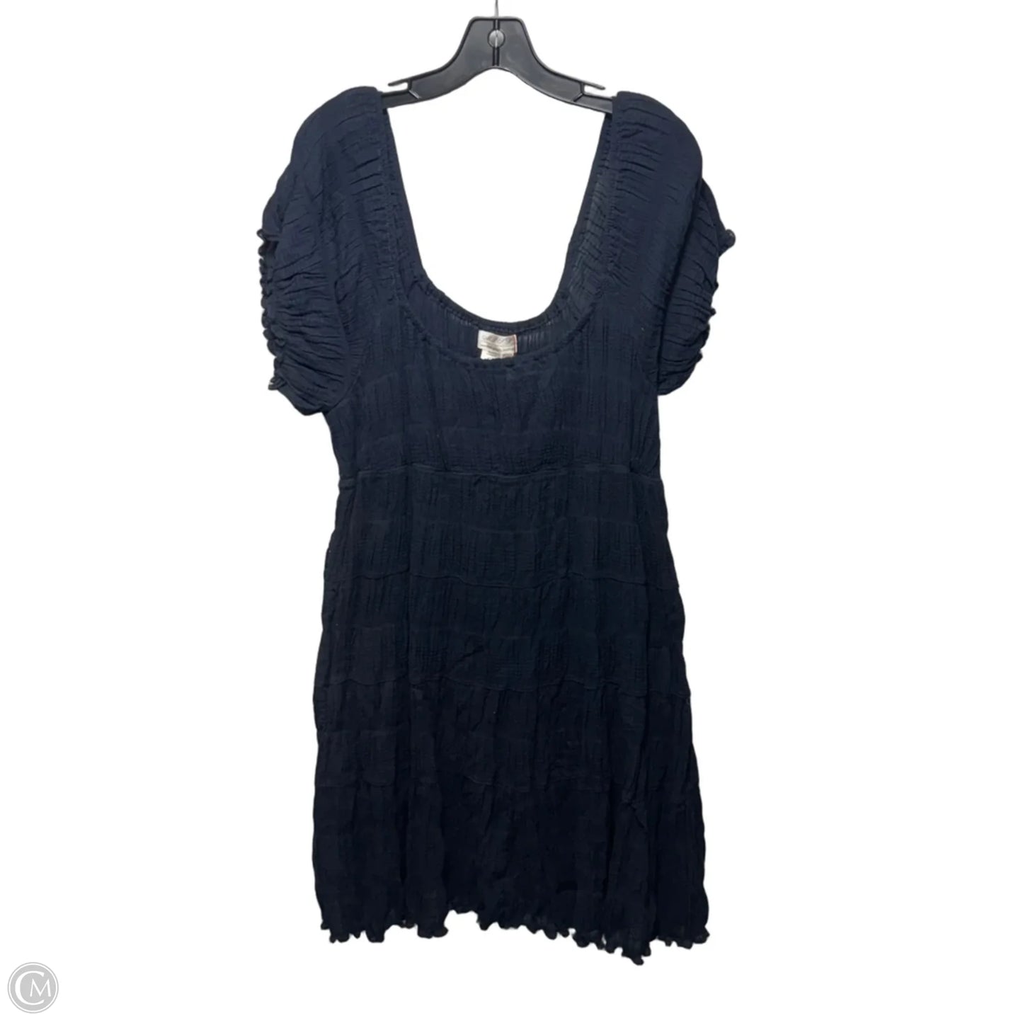 Dress Casual Short By Max Studio Specialty Products In Navy, Size: 1x
