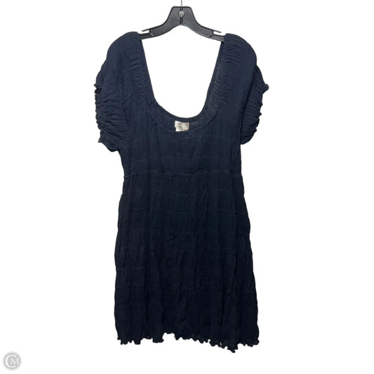 Dress Casual Short By Max Studio Specialty Products In Navy, Size: 1x