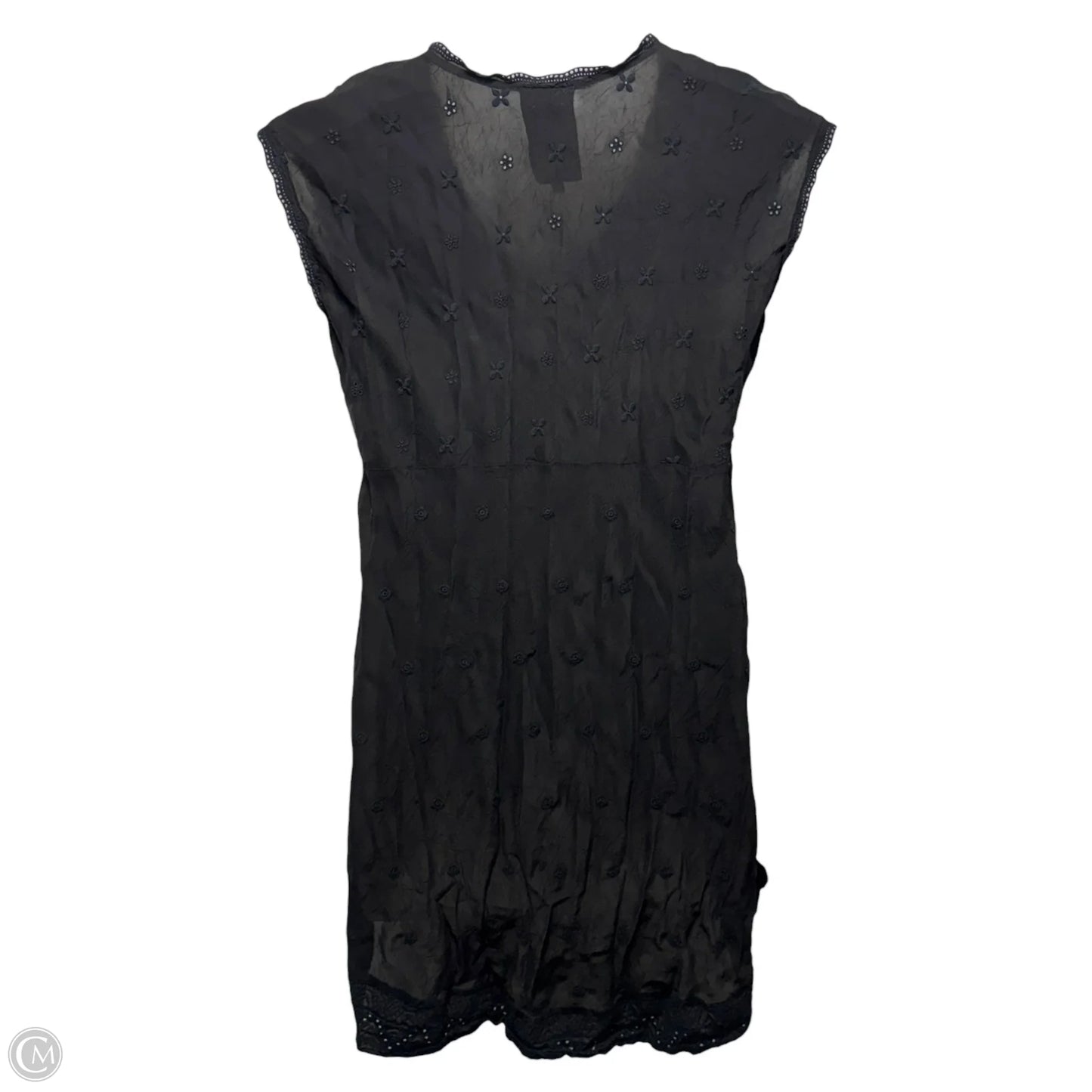 Embroidered Eyelet Tunic By Johnny Was In Black, Size: M