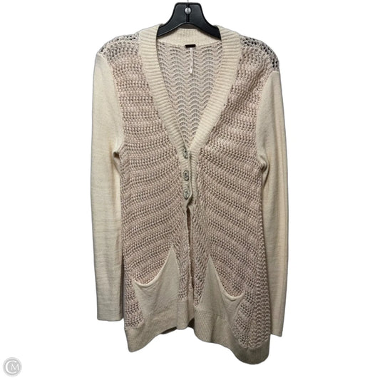 Sweater Cardigan By Free People In Pink, Size: S